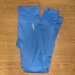 Gymshark leggings. Light blue color.